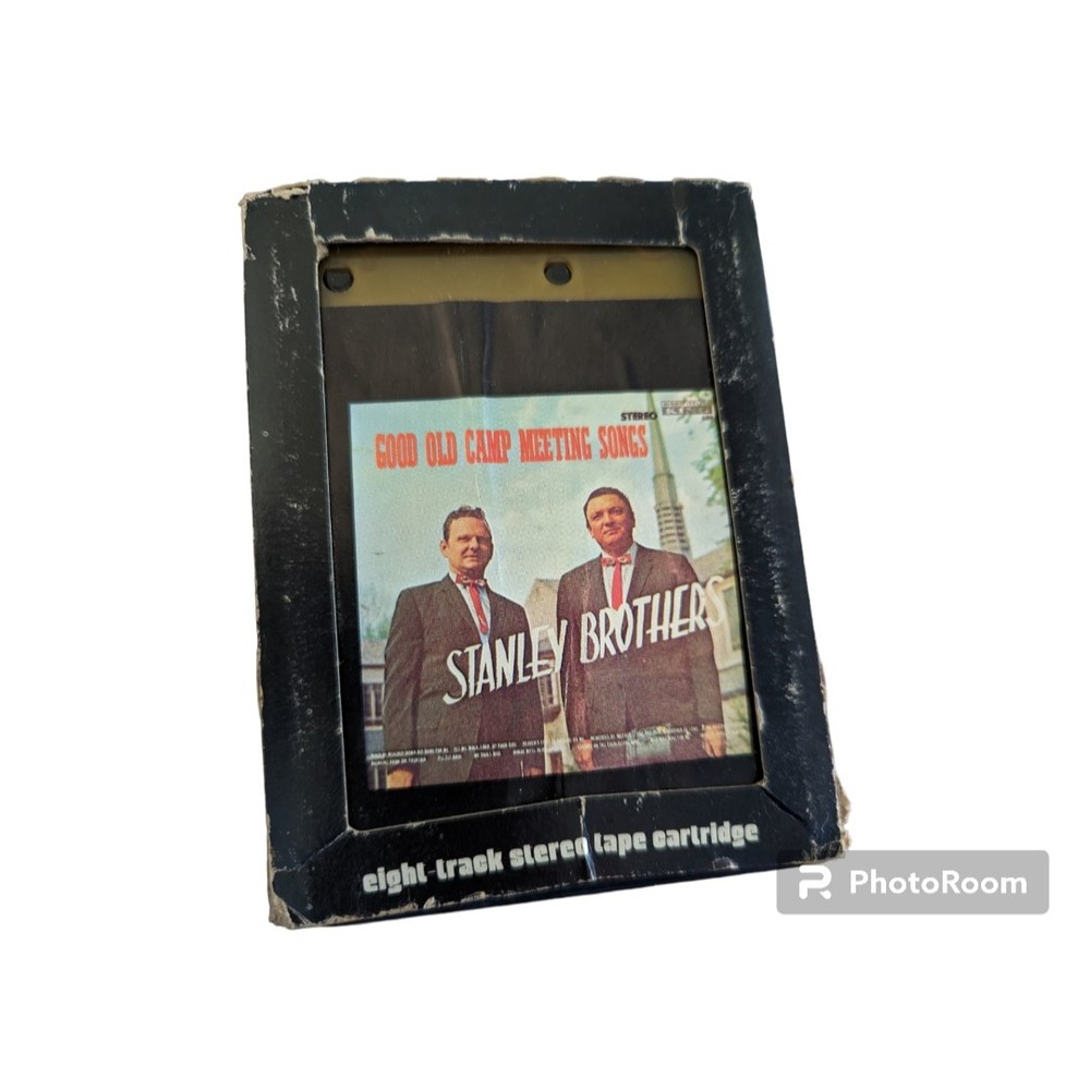 Vintage Stanley Brothers 8-Track Tape "Good old Camp meeting songs" Gospel